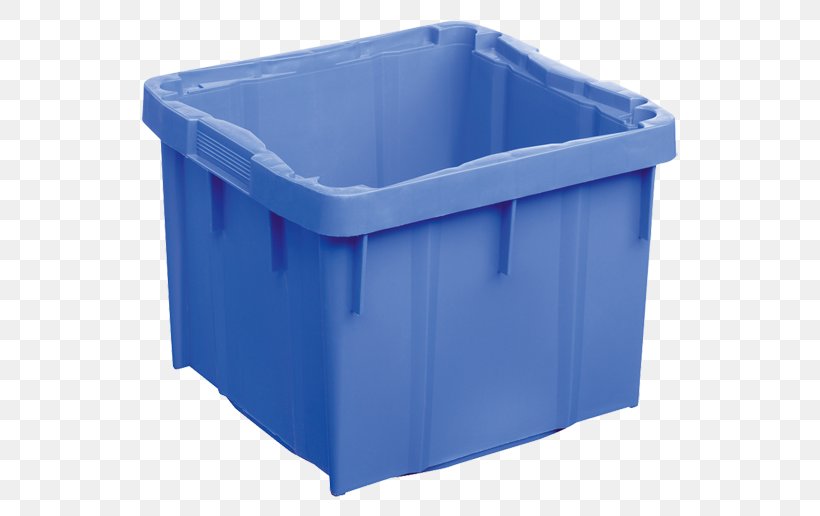 Plastic Crate Box Container Pallet, PNG, 591x516px, Plastic, Basket, Blue, Box, Container Download Free
