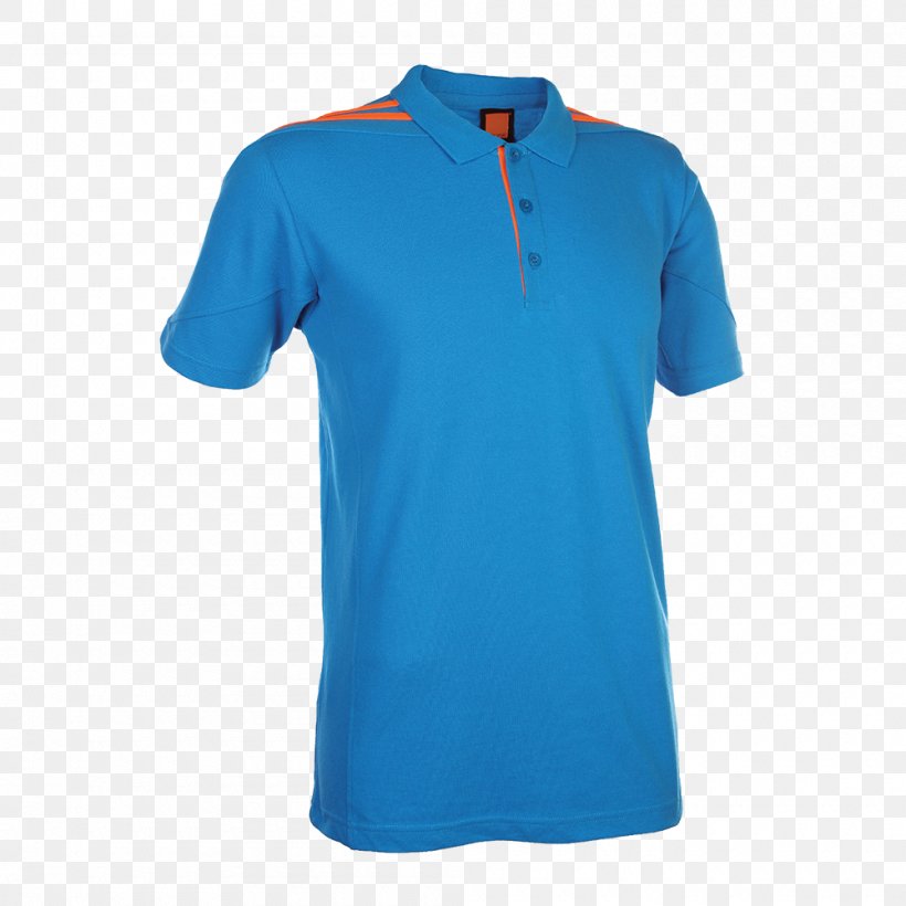 T-shirt Polo Shirt Collar Sleeve, PNG, 1000x1000px, Tshirt, Active Shirt, Azure, Blue, Clothing Download Free