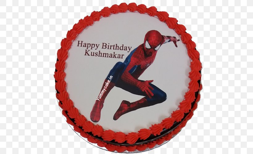Birthday Cake Chocolate Cake Spider-Man Cheesecake Bakery, PNG, 500x500px, Birthday Cake, Bakery, Baking, Birthday, Cake Download Free