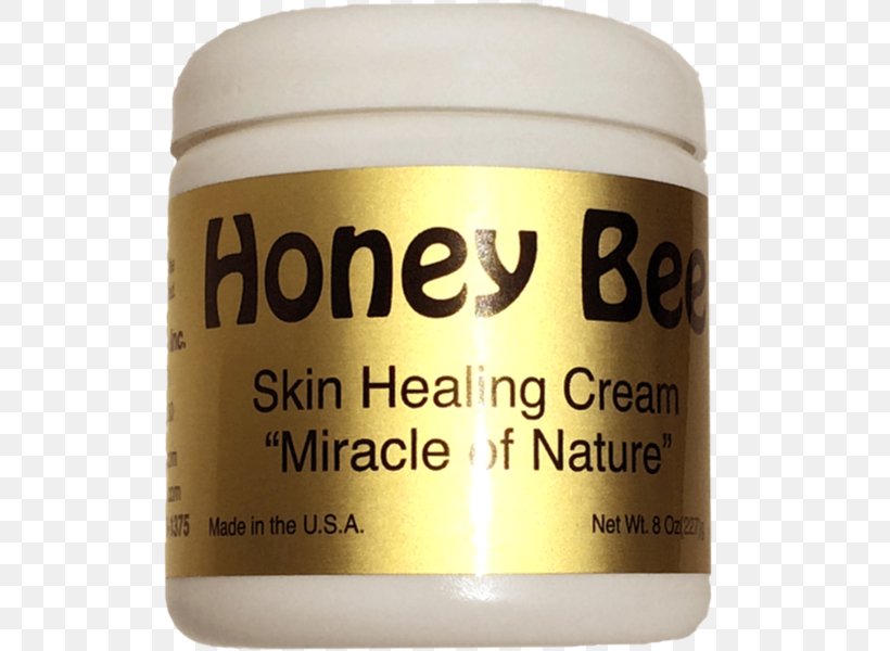 Cream Honey Bee Lotion Healing, PNG, 600x600px, Cream, Apitoxin, Bee, Bee Pollen, Cosmetics Download Free