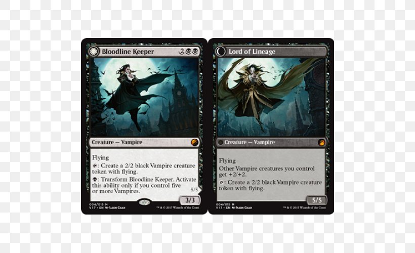 Magic: The Gathering Online Bloodline Keeper Collectible Card Game Innistrad, PNG, 500x500px, Magic The Gathering, Card Game, Collectable Trading Cards, Collectible Card Game, From The Vault Transform Download Free