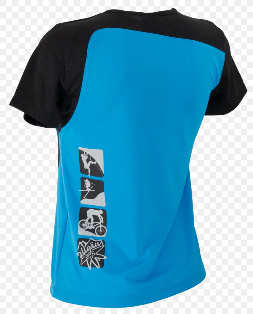 T-shirt Sport Handball Sleeve Erima, PNG, 964x1200px, Tshirt, Active Shirt, Aqua, Black, Blue Download Free