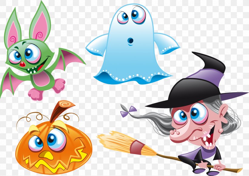 Halloween Ghost Clip Art, PNG, 2453x1739px, Halloween, Art, Cartoon, Fictional Character, Ghost Download Free