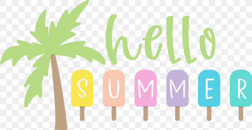 Logo Meter, PNG, 3000x1562px, Hello Summer, Happy Summer, Logo, Meter, Paint Download Free