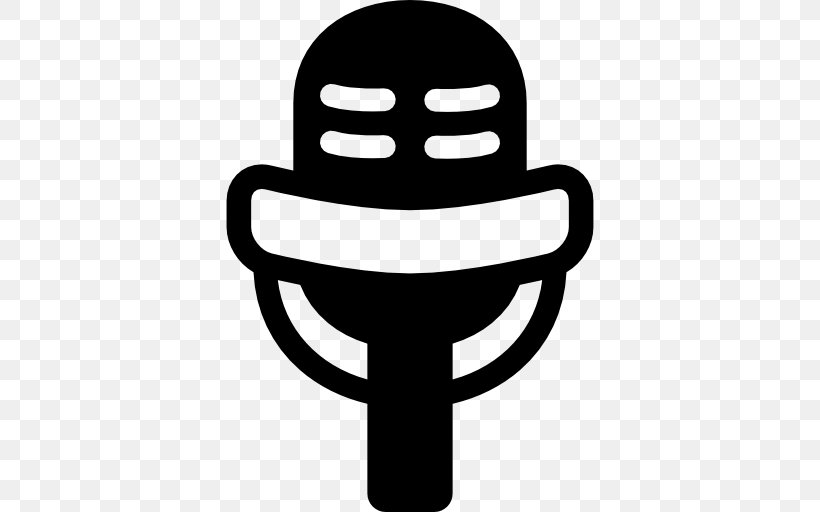 Microphone Sound, PNG, 512x512px, Microphone, Black And White, Compact Cassette, Headgear, Radio Download Free