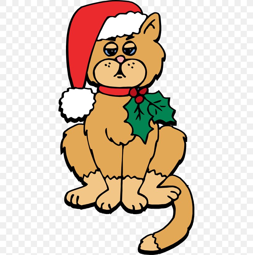 Kitten Yule Cat Christmas Clip Art, PNG, 441x826px, Kitten, Art, Artwork, Carnivoran, Cat Download Free