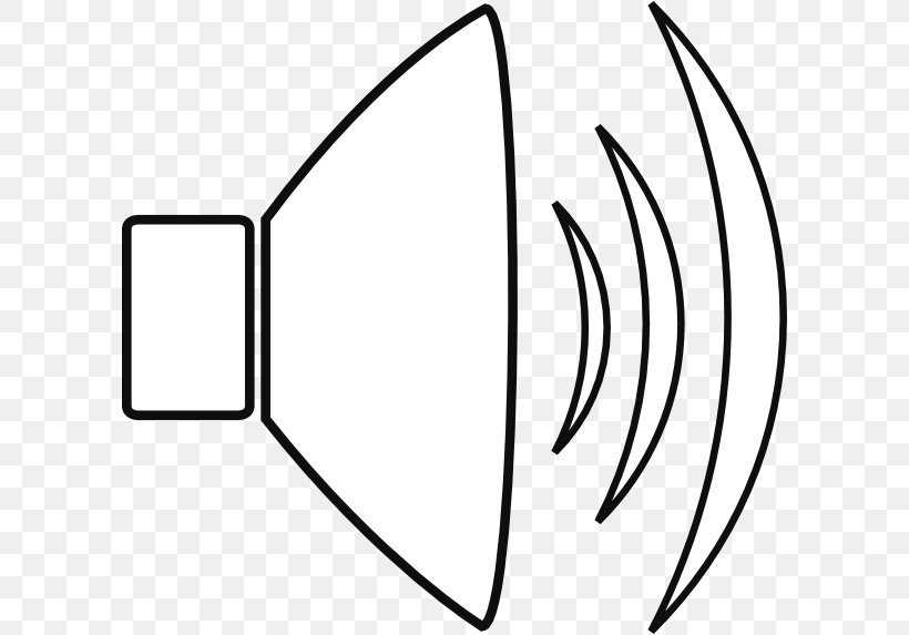 Loudspeaker Drawing Clip Art, PNG, 600x573px, Loudspeaker, Area, Audio Signal, Black, Black And White Download Free