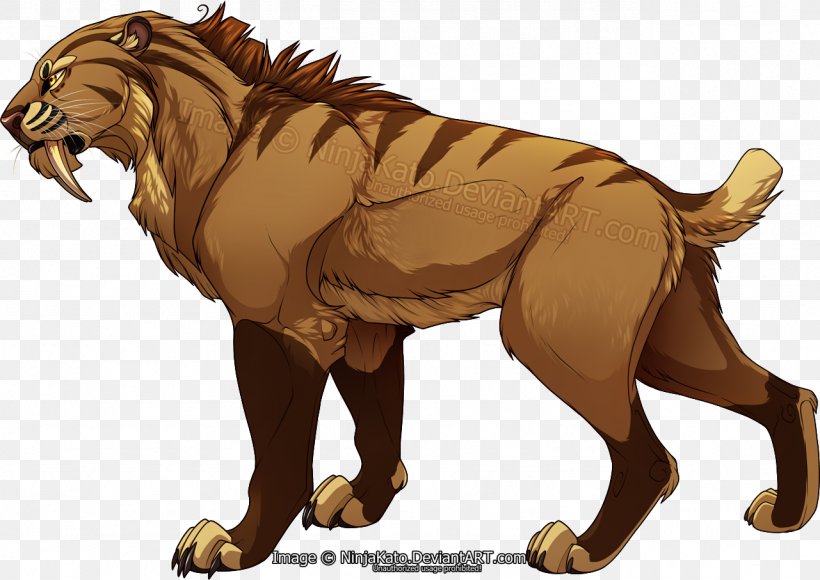 Sabertooth Tiger Lion Sabretooth Felidae, PNG, 1281x907px, Sabertooth, Art, Big Cat, Big Cats, Carnivoran Download Free