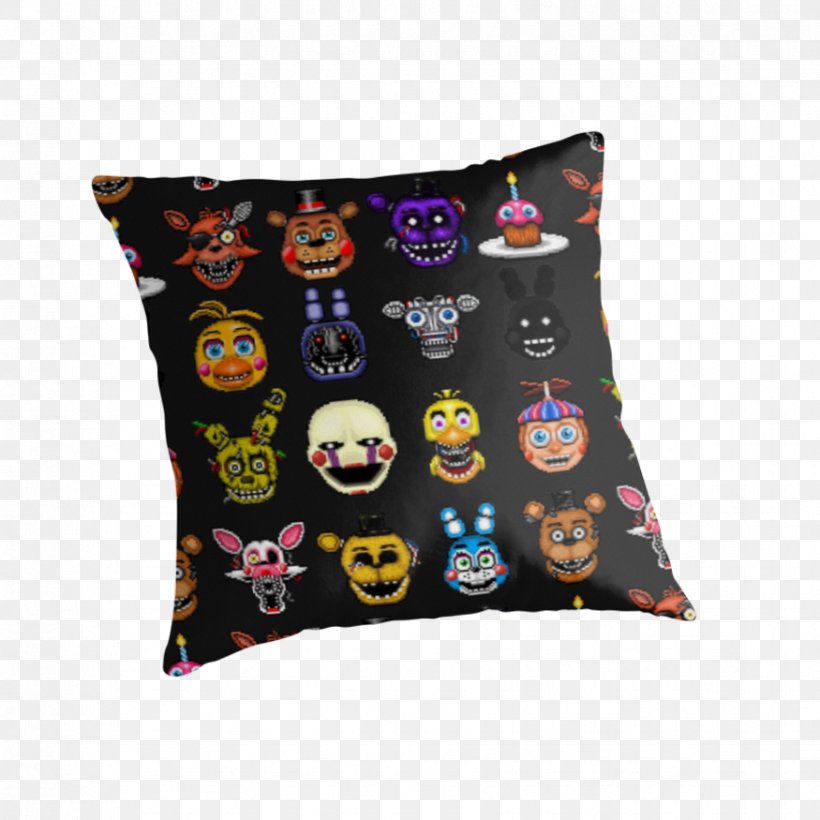 Throw Pillows Cushion Five Nights At Freddy's Bicast Leather, PNG, 875x875px, Pillow, Bag, Bicast Leather, Blanket, Cushion Download Free