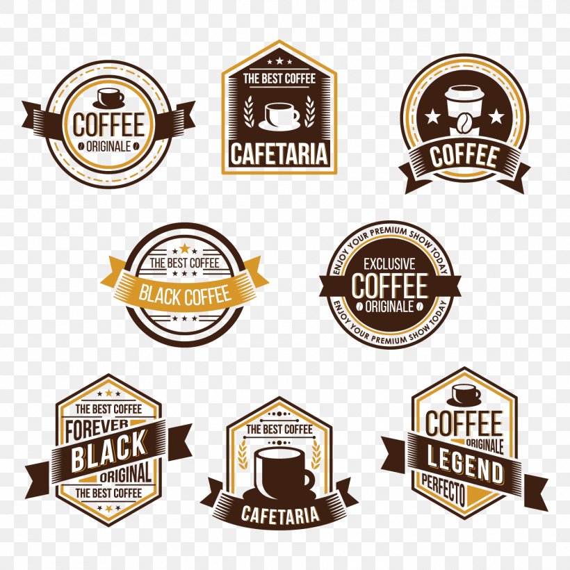 Coffee Cafe, PNG, 1500x1500px, Coffee, Brand, Cafe, Drawing, Emblem Download Free