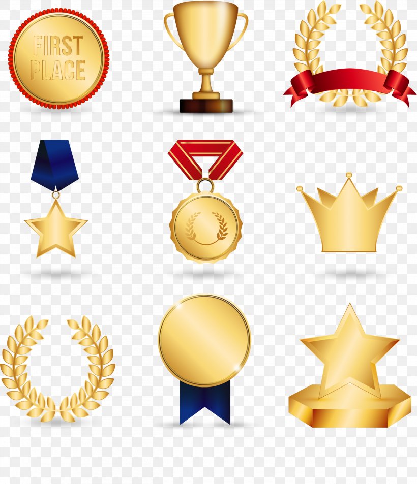 Gold Medal Trophy Clip Art, PNG, 2610x3034px, Medal, Award, Bronze Medal, Gold, Gold Medal Download Free