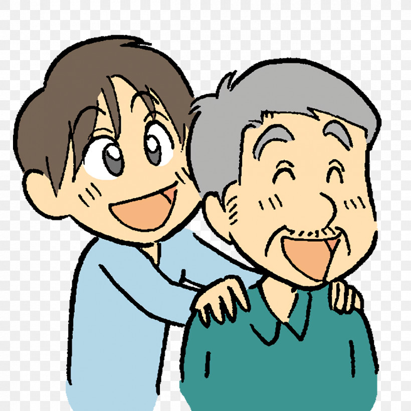 Human Laughter Social Group Cartoon, PNG, 1200x1200px, Grandparents Cartoon, Cartoon, Forehead, Happiness, Hug Download Free