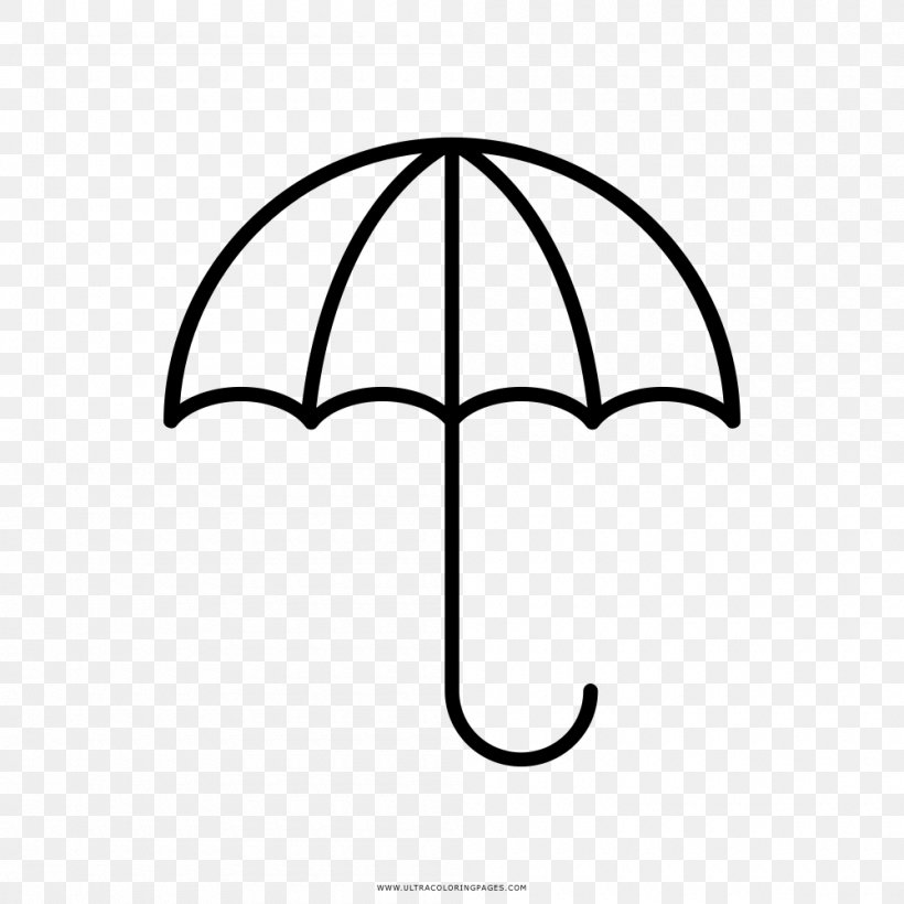 Umbrella Drawing Clip Art, PNG, 1000x1000px, Umbrella, Area, Artwork, Black, Black And White Download Free
