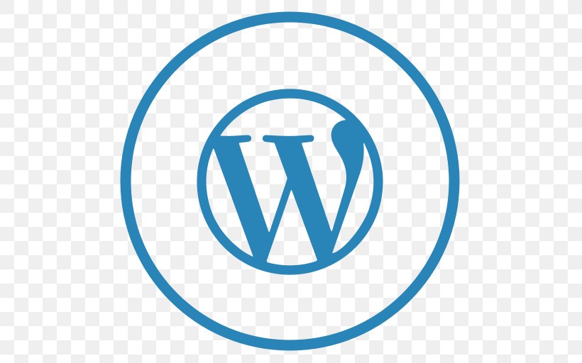 WordPress.com Website Development Content Management System Plug-in, PNG, 512x512px, Wordpress, Area, Blog, Blue, Brand Download Free