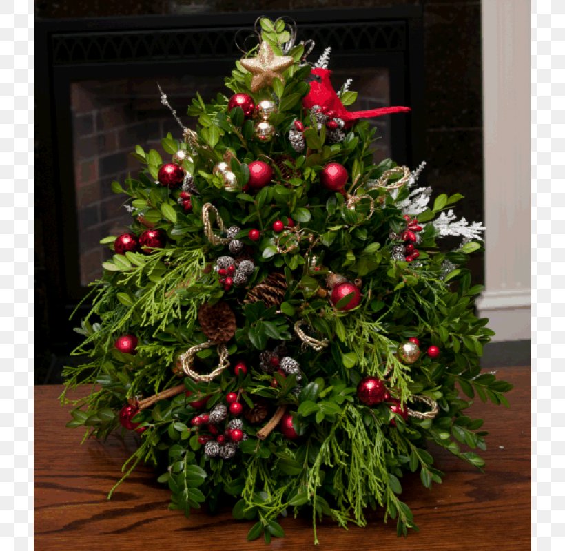 Christmas Tree Christmas Decoration Cut Flowers, PNG, 800x800px, Christmas Tree, Box, Centrepiece, Christmas, Christmas Decoration Download Free