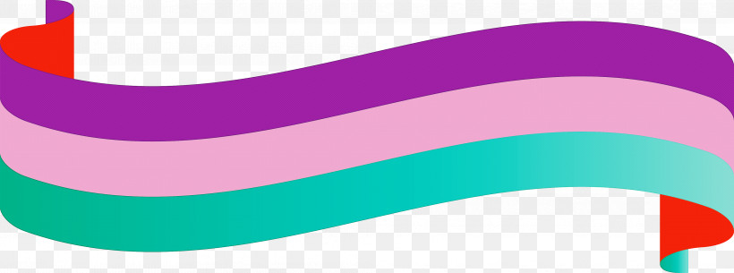 Ribbon S Ribbon, PNG, 4039x1504px, Ribbon, Green, Line, Magenta, Pink Download Free