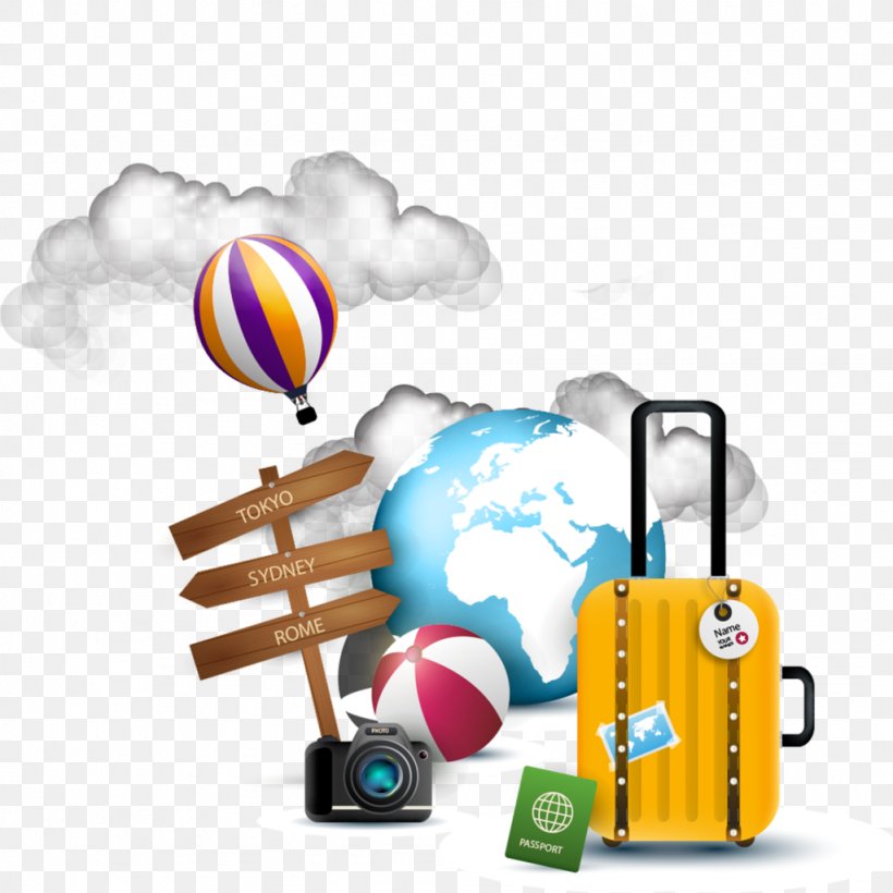 Travel Agent Travel Website Flight Hotel, PNG, 1024x1024px, Travel, Airline Ticket, Baggage, Bookingcom, Flight Download Free