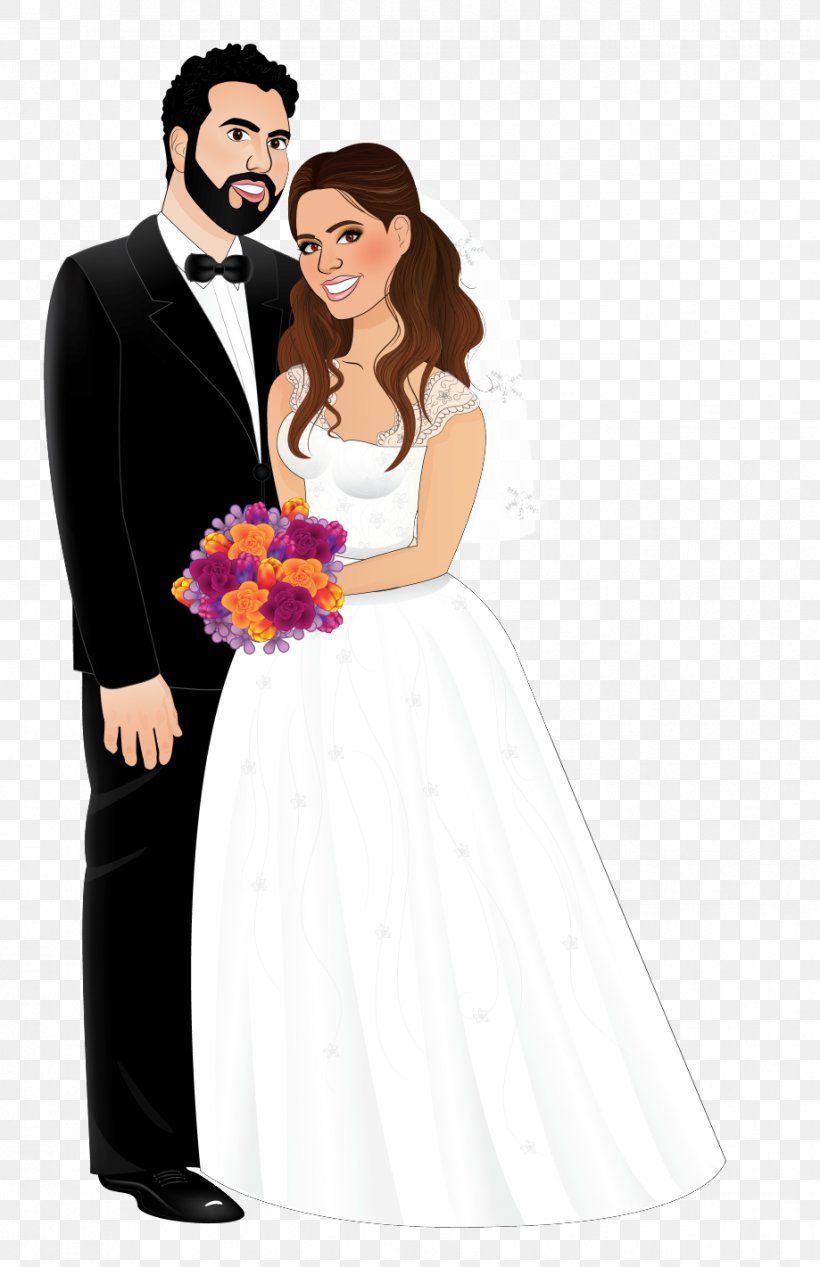 Wedding Invitation Marriage Bride Wedding Dress, PNG, 919x1421px, Watercolor, Cartoon, Flower, Frame, Heart Download Free