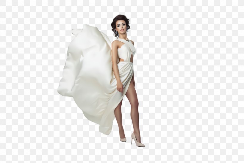 White Clothing Dress Fashion Model Linens, PNG, 2448x1636px, White, Clothing, Dress, Fashion Model, Fur Download Free