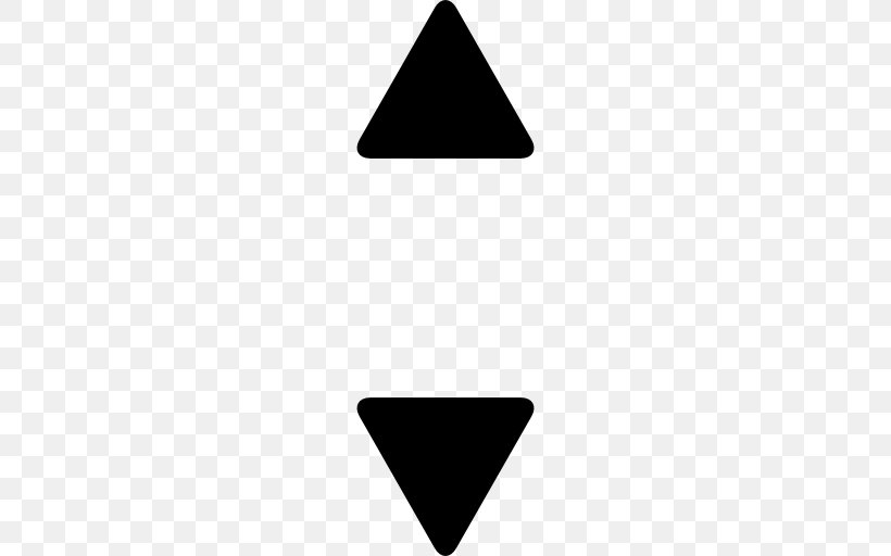 Arrow Symbol, PNG, 512x512px, Symbol, Black, Black And White, Point, Triangle Download Free