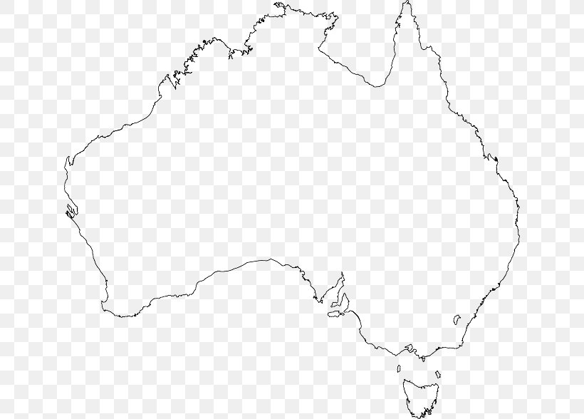 Australia Blank Map World Map Mapa Polityczna, PNG, 640x588px, Australia, Area, Black, Black And White, Blank Map Download Free