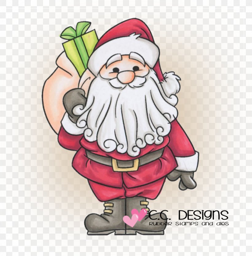 Santa Claus CC Designs Rubber Stamp, PNG, 1007x1024px, Santa Claus, Art, Christmas, Christmas Ornament, Craft Download Free