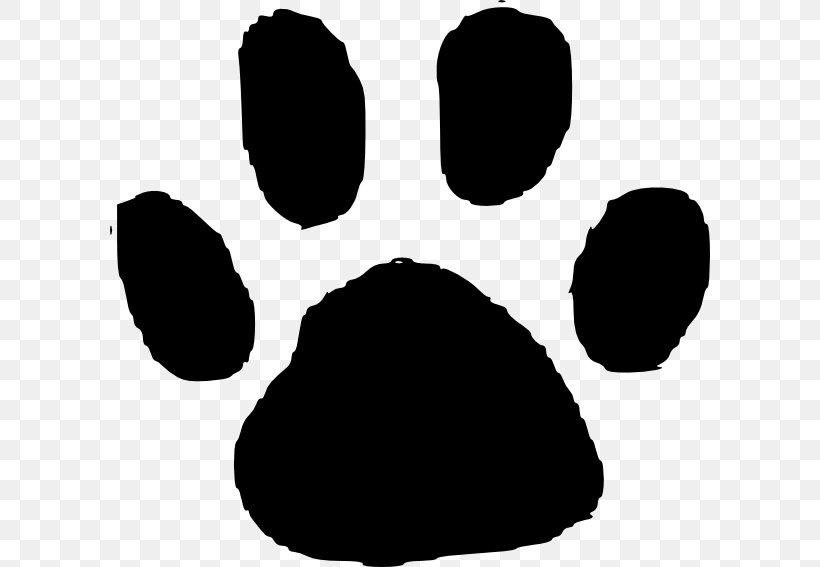 Dog Tiger Cat Animal Track Clip Art, PNG, 600x567px, Dog, Animal, Animal Track, Black, Black And White Download Free