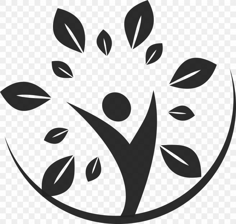 Logo Life Clip Art, PNG, 2400x2276px, Logo, Black, Black And White, Flower, Leaf Download Free