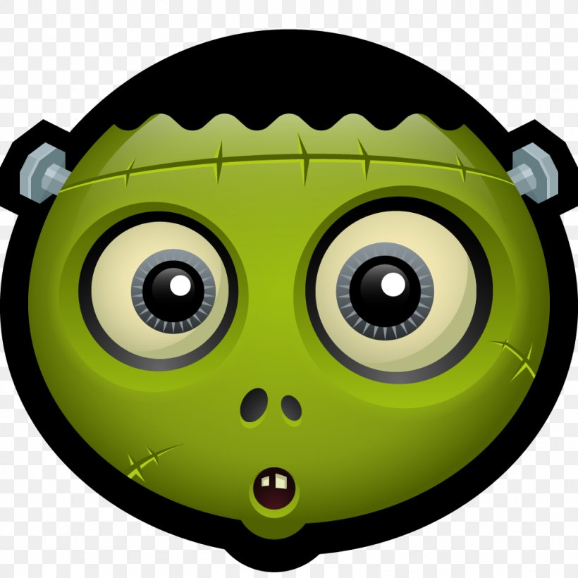 Frankenstein Smiley, PNG, 1024x1024px, Frankenstein, Avatar, Cartoon, Emoticon, Fictional Character Download Free