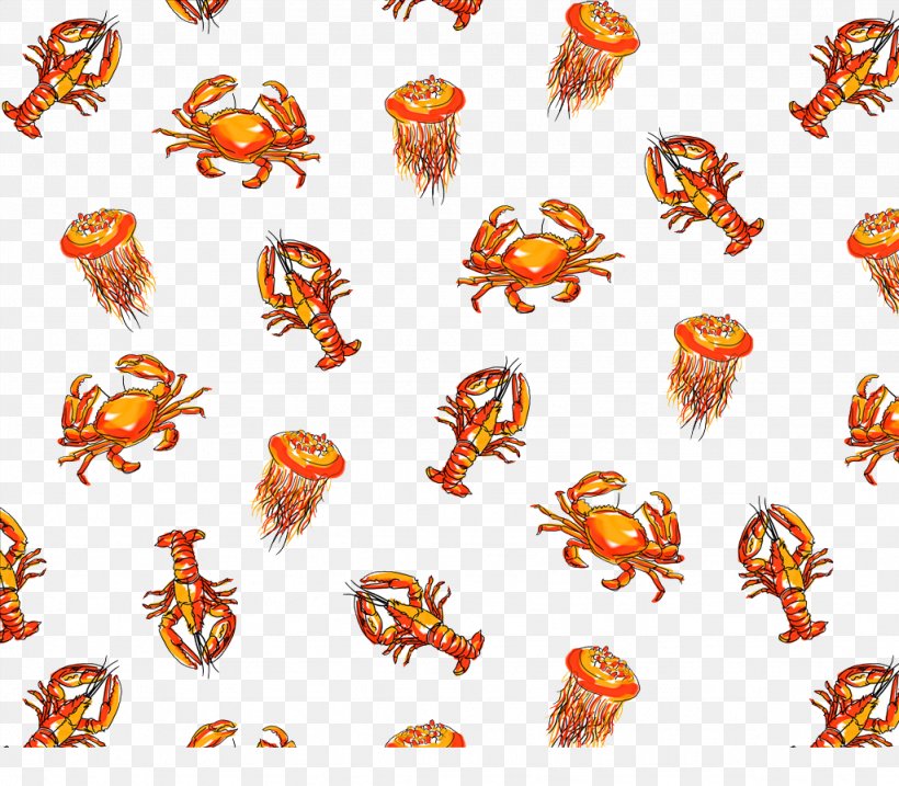 Crab Lobster Palinurus Seafood Clip Art, PNG, 1024x896px, Crab, Flower, Leaf, Lobster, Motif Download Free