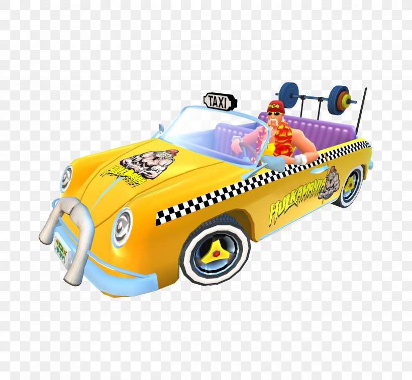 Crazy Taxi: City Rush Car Sega, PNG, 2680x2475px, Crazy Taxi City Rush, Art, Automotive Design, Car, Concept Art Download Free
