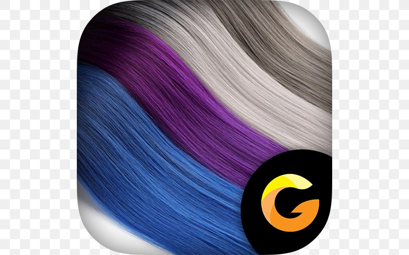 Hair Coloring Black Hair, PNG, 512x512px, Hair Coloring, Black Hair, Hair, Long Hair, Purple Download Free