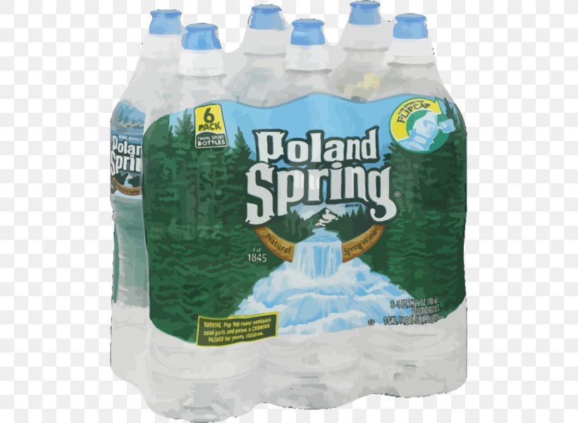 Mineral Water Carbonated Water Bottled Water Poland Spring, PNG, 507x600px, Mineral Water, Bottle, Bottled Water, Carbonated Water, Distilled Water Download Free
