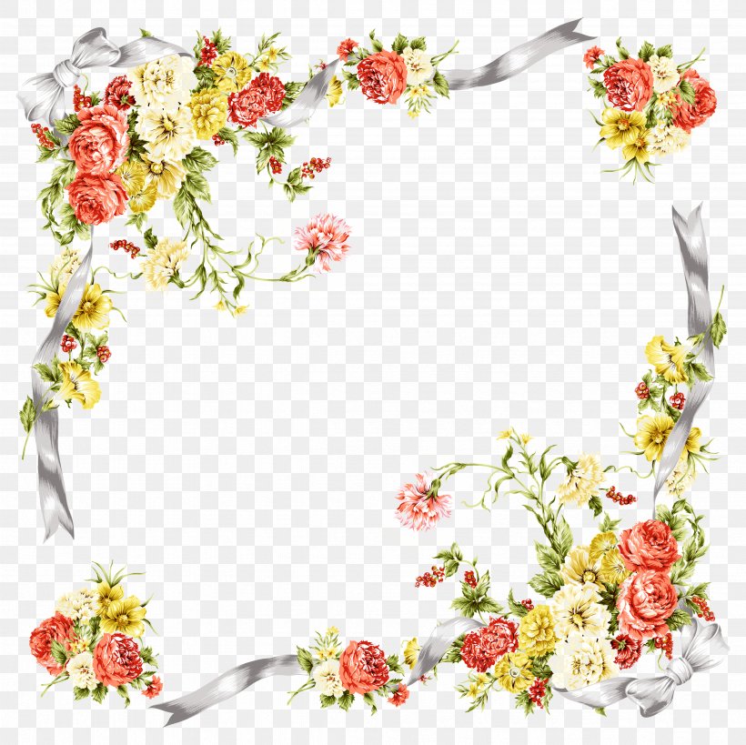 Picture Frame Flower Photography Paper, PNG, 4724x4724px, Picture Frame, Artificial Flower, Blossom, Branch, Cut Flowers Download Free