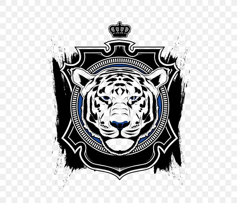 T-shirt Logo, PNG, 700x700px, Tshirt, Big Cats, Black, Black And White, Brand Download Free