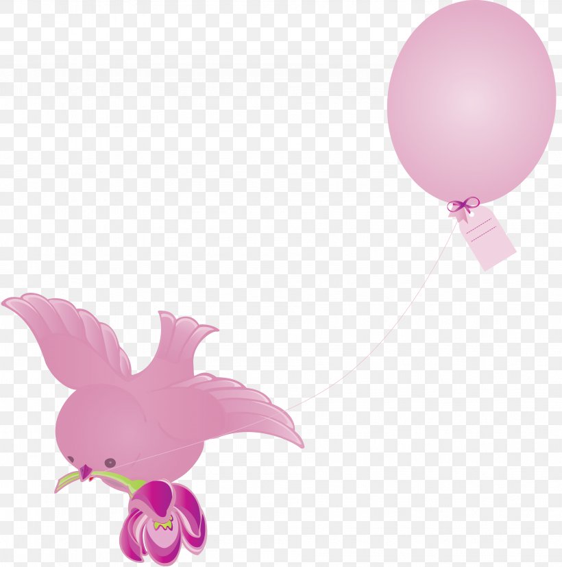 Toy Balloon Desktop Wallpaper Clip Art, PNG, 3802x3838px, Balloon, Birthday, Gift, Magenta, Microsoft Paint Download Free