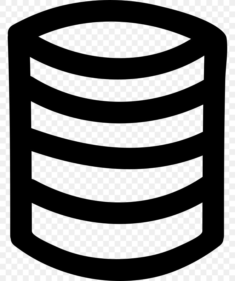 Database Symbol Clip Art, PNG, 767x980px, Database, Area, Black And White, Data, Data Storage Download Free