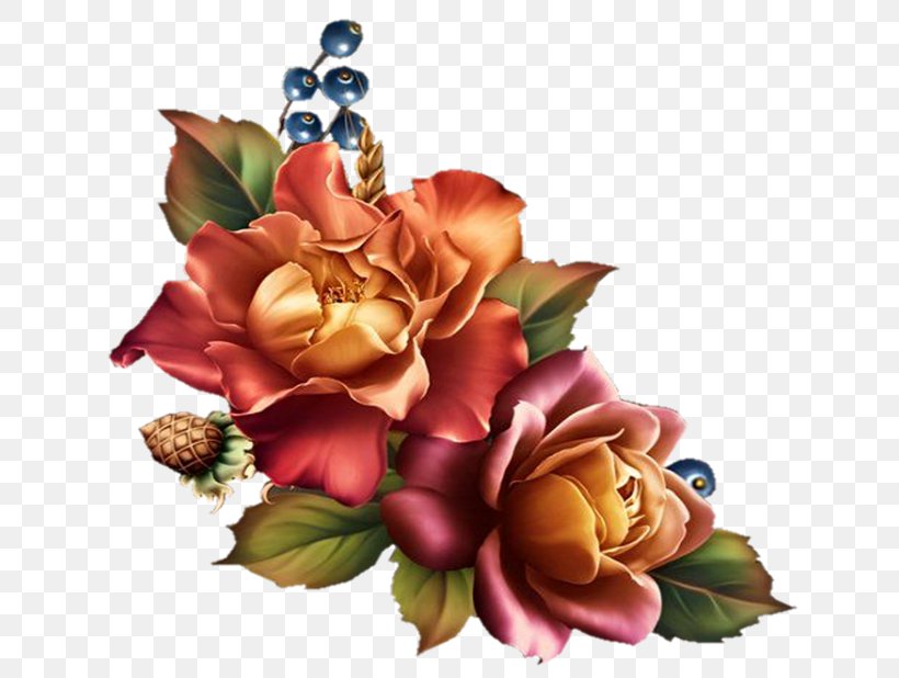 Flower Painting Floral Design Art Clip Art, PNG, 650x618px, Flower, Art, Cut Flowers, Decoupage, Digital Art Download Free