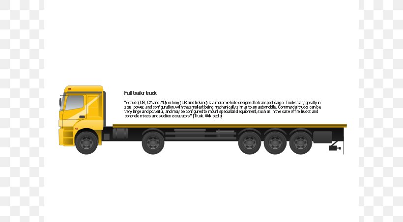 Semi-trailer Truck Dump Truck Clip Art, PNG, 640x452px, Semitrailer Truck, Brand, Cargo, Commercial Vehicle, Conceptdraw Pro Download Free