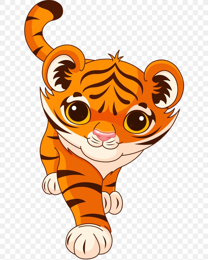 Tiger Royalty-free Clip Art, PNG, 632x1024px, Tiger, Art, Big Cats, Carnivoran, Cartoon Download Free