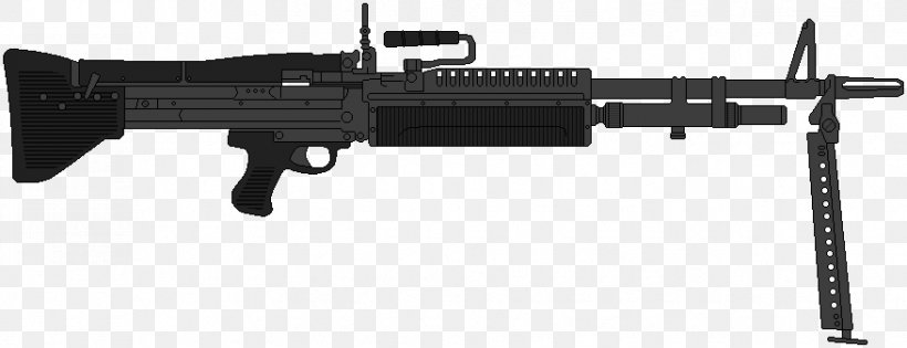 Trigger M60 Machine Gun Firearm Weapon, PNG, 877x337px, Watercolor, Cartoon, Flower, Frame, Heart Download Free