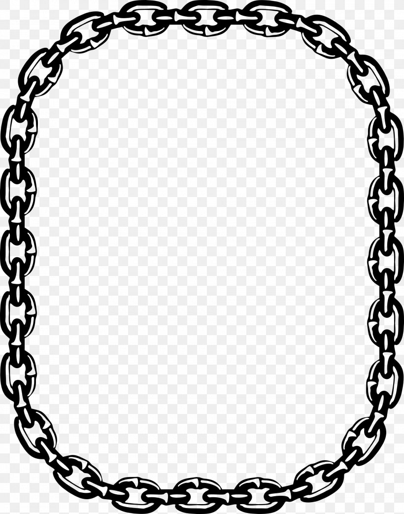 Earring Chain Picture Frames Necklace Clip Art, PNG, 1886x2400px, Earring, Area, Black, Black And White, Body Jewelry Download Free