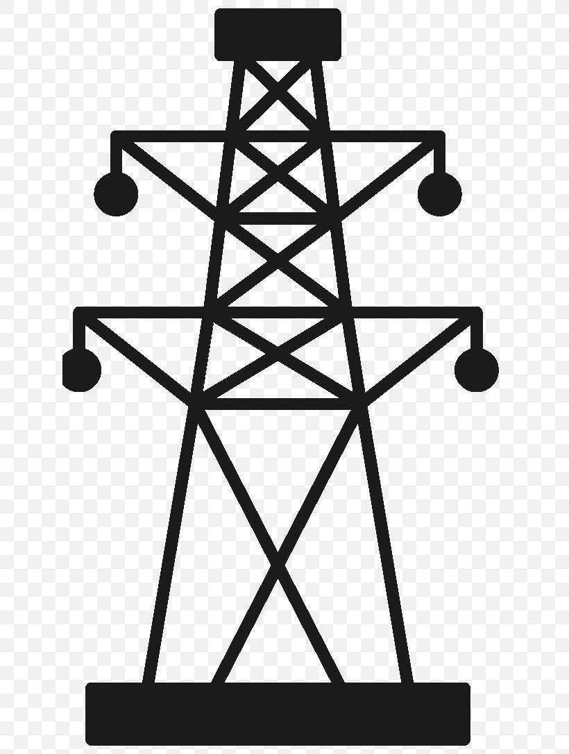 Transmission Tower Overhead Power Line Vector Graphics Electric Power Transmission Clip Art, PNG, 639x1087px, Transmission Tower, Black And White, Electric Power, Electric Power Transmission, Electricity Download Free