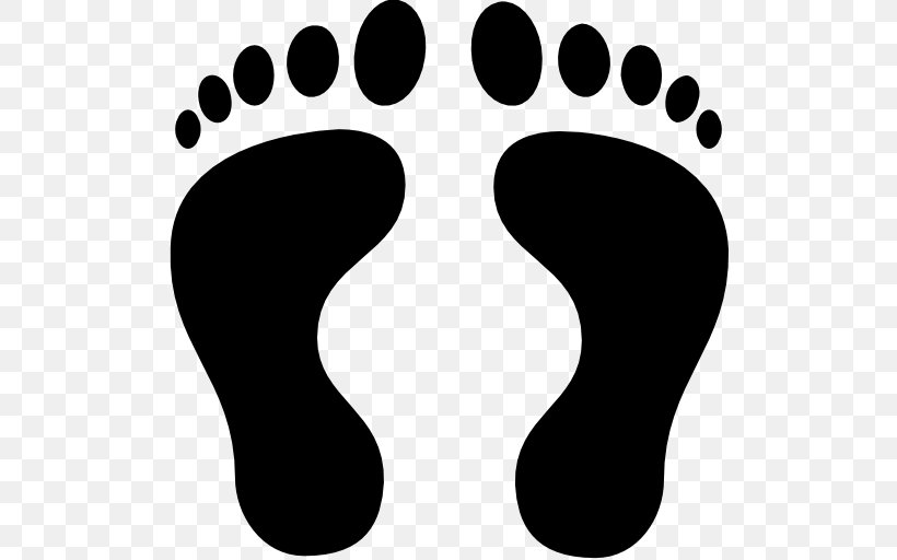 Footprint Clip Art, PNG, 512x512px, Footprint, Black, Black And White, Carbon Footprint, Foot Download Free