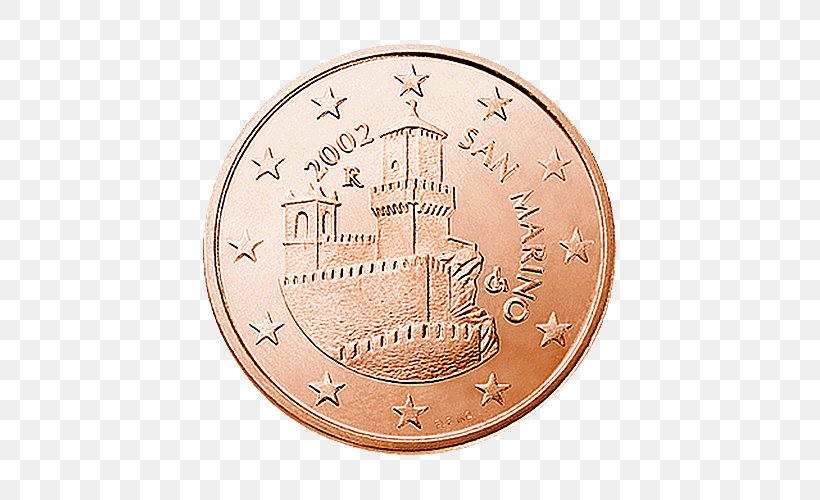 Guaita Sammarinese Euro Coins 5 Cent Euro Coin 1 Cent Euro Coin, PNG, 500x500px, 1 Cent Euro Coin, 1 Euro Coin, 2 Euro Cent Coin, 2 Euro Coin, 5 Cent Euro Coin Download Free