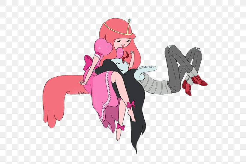 Marceline The Vampire Queen Princess Bubblegum Chewing Gum Finn The Human Jake The Dog, PNG, 650x548px, Watercolor, Cartoon, Flower, Frame, Heart Download Free