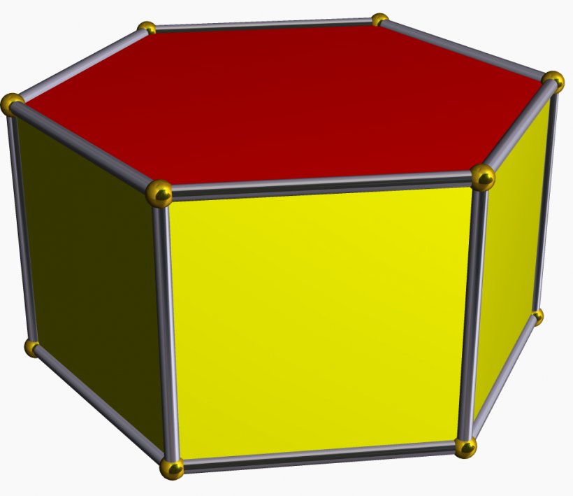 Hexagonal Prism Uniform Polyhedron, PNG, 991x858px, Hexagonal Prism, Antiprism, Area, Base, Edge Download Free
