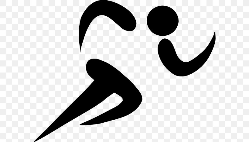 Olympic Games Running Olympic Sports Olympic Symbols Clip Art, PNG, 600x470px, Olympic Games, Athlete, Athletics, Black, Black And White Download Free