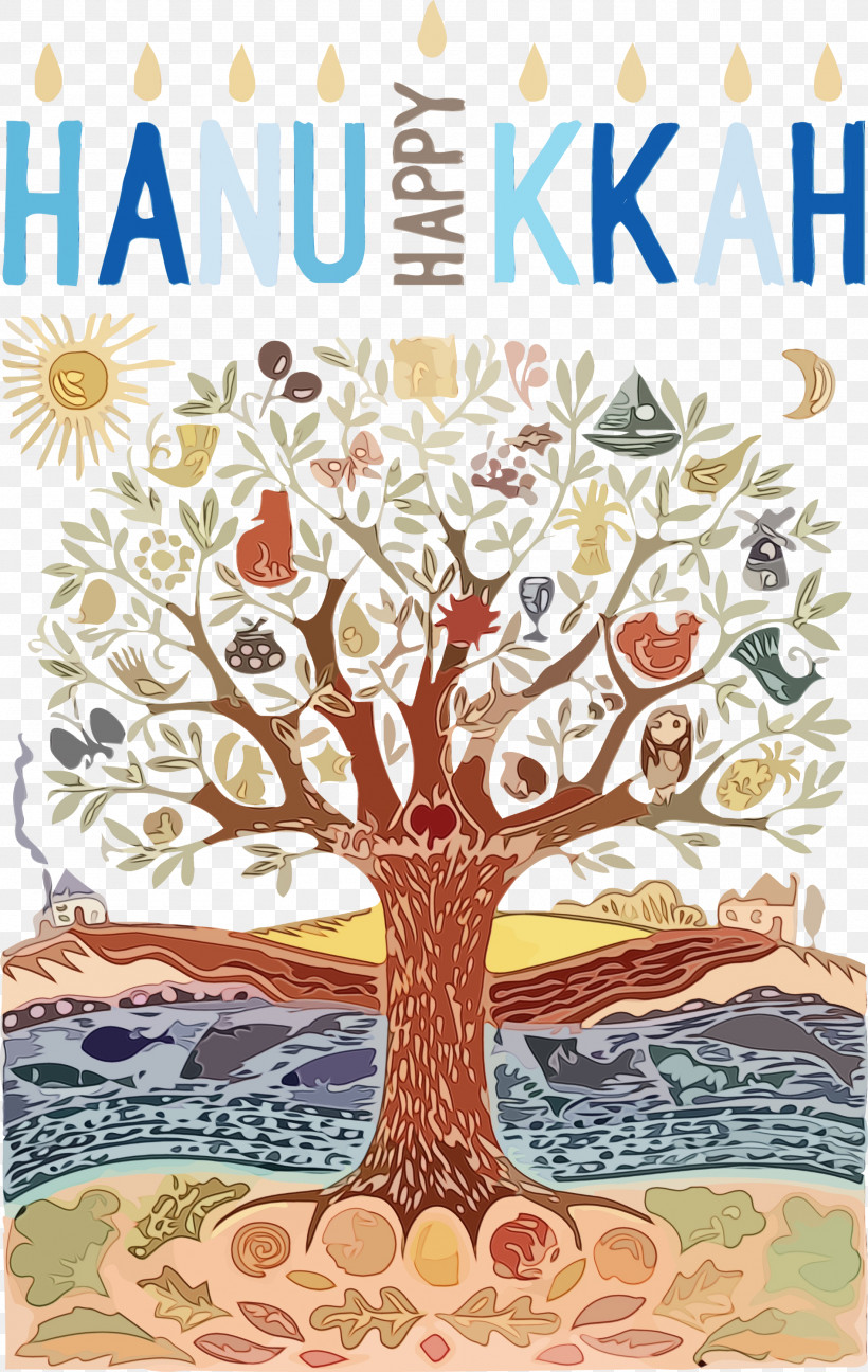 Tree Of Life, PNG, 1897x2999px, Hanukkah, Art Nouveau, Drawing, Festival Of Lights, Idea Download Free