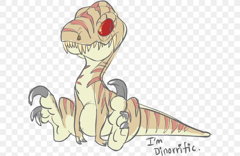 Velociraptor Drawing Dinosaur Cuteness Image, PNG, 630x532px, Watercolor, Cartoon, Flower, Frame, Heart Download Free